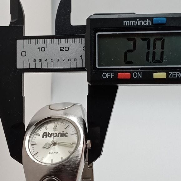 Atronic STAR Line 89320 Watch Graphic Dial Stainless Steel New Battery Rare - Picture 8 of 12